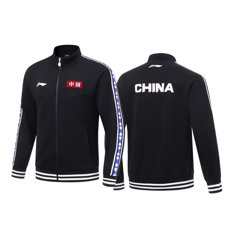 李宁乒乓球服长袖领奖服国家队款
