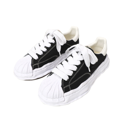 MMY三原康裕溶解鞋贝壳头帆布鞋