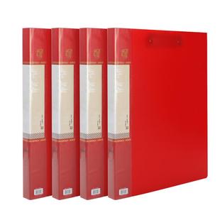 中国红 A4大红色文件夹资料夹签约商务合同夹喜庆学生讲义夹朗诵夹读稿夹仪式活动主持用会议整理夹定制印刷