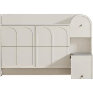 奶油风超薄翻斗鞋柜17cm窄家用门口2022新款入户玄关鞋柜带凳一体