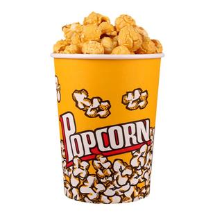 一次性影城爆米花桶小号可爱纸杯子专用桶盒子纸筒打包桶商用定制