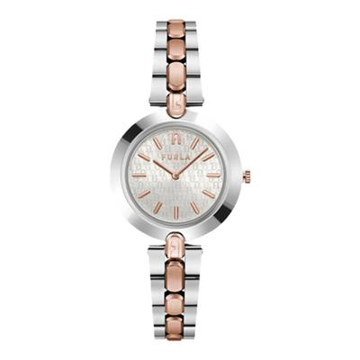 FURLA玫瑰金色/银色石英女士手表