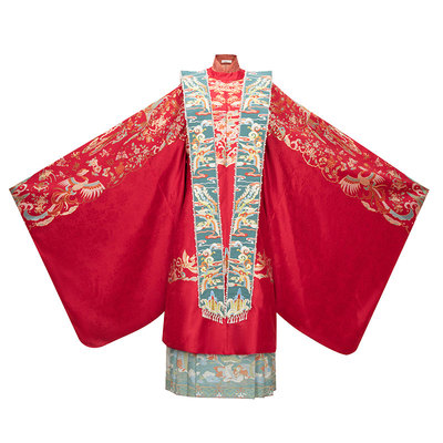 织金妆花定制满绣设计婚服