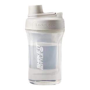 乐扣乐扣带茶隔运动水杯摇摇杯健身男蛋白粉奶昔搅拌杯塑料杯子