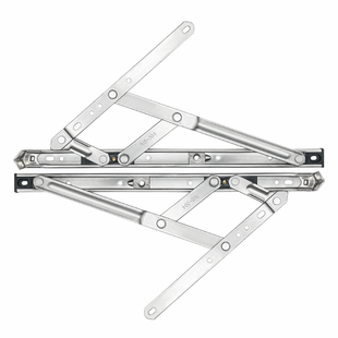 不锈钢滑撑外开窗撑断桥铝平开窗配件塑钢窗户风撑四连杆方槽滑撑