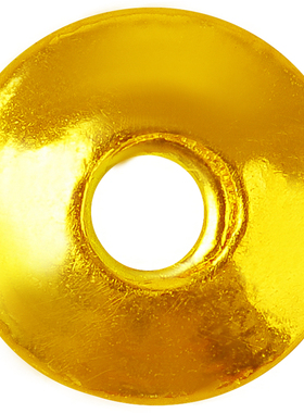 亮面古法手工弟子珠素面花托