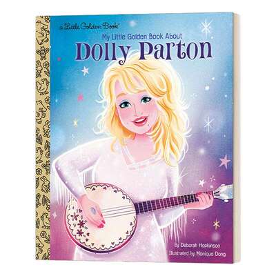 英文原版绘本 My Little Golden Book About Dolly Parton 多莉·帕顿 兰登书屋精装小金书 英文版 进口英语原版书籍