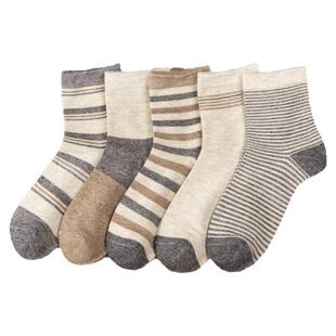 国潮新品秋10双/四季款长袜男袜中筒袜子男士长筒袜春透气运动棉