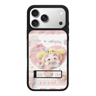 HelloKitty适用苹果17手机壳iphone17pro新款17max全包16pro带支架14网红15爆款1可爱开心凯蒂17air高级12女