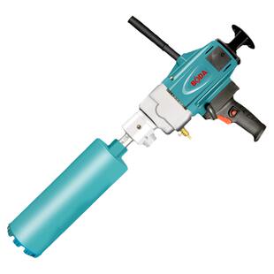 博大水钻机手持式打孔机打洞器台式水转钻孔机电动墙壁空调开孔机