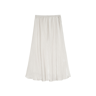 安妮森林天丝流光缎面鱼尾半身裙