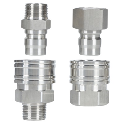 日东款不锈钢大通径快速接头