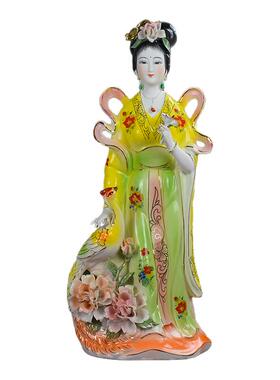 陶瓷凤凰仙子神像凤仙姑摆件