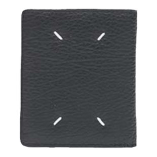 [礼物]Maison Margiela马吉拉黑色四角缝线翻折短款钱包卡包