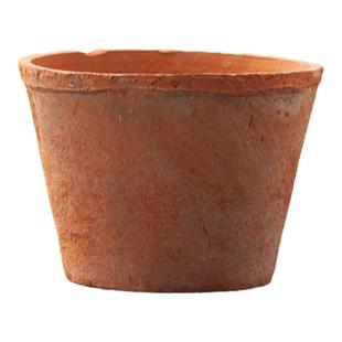 粗陶多肉水仙小花盆复古透气红陶兰花瓦盆家用绿萝陶盆三角花老式