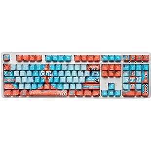 KEYMOJI保时捷917K海湾石油Gulf战损涂装PBT原厂键帽Wooting磁轴