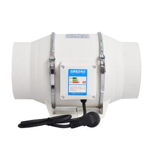 管道风机换气扇强力轻音厨房排风扇卫生间家用排气扇抽风机新风机