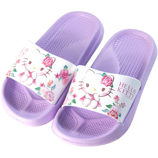 hellokitty亲子凉拖鞋女款夏季可爱卡通室内外防滑儿童拖鞋凯蒂猫