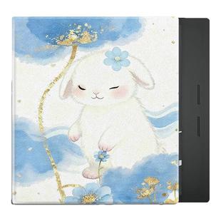 适用文石leaf5可爱兔子3花朵poke6/5s小白马p6pro小彩马阅读器tab8c磁吸Note电子书BOOX保护套电纸书保护壳潮