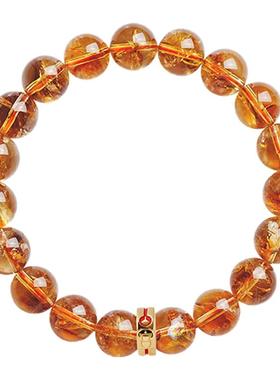 宫里上新纯天然黄水晶手串