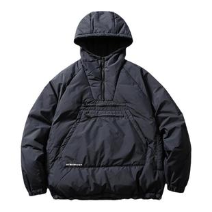 PROPCELL冬季加厚羽绒服国潮新款套头连帽保暖白鸭绒冲锋衣外套男