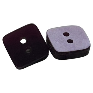 紫色方形衬衣小扣子8*8mm异形纽扣再生珠光效果高档时尚衬衫扣