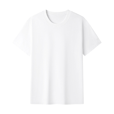 拇指白小T冰玉短袖T恤男女款26春夏季凉感舒适透气上衣纯色半袖衫