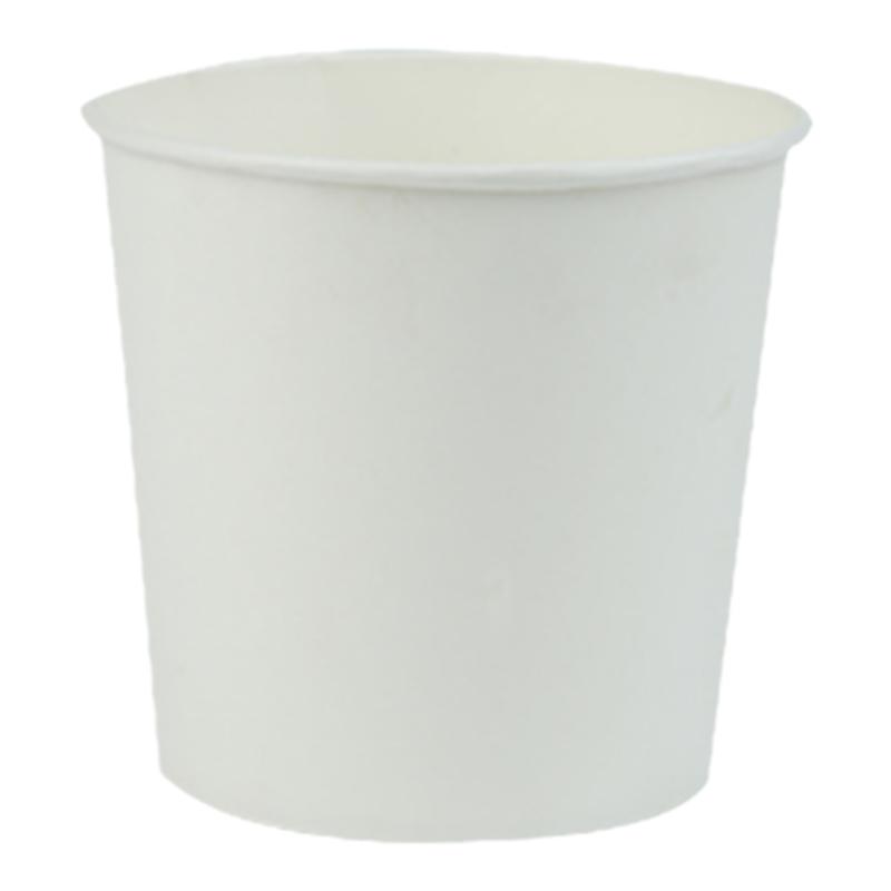 白色纸杯桶一次性纸杯子串串奶茶杯钵钵鸡冷锅纸桶爆米花桶筒商用