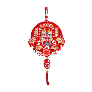 多喜乐常安宁中国结福字挂件客厅新居福字门贴国风喜庆新春装饰品