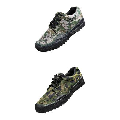 3554解放鞋男迷彩鞋防滑耐磨胶鞋