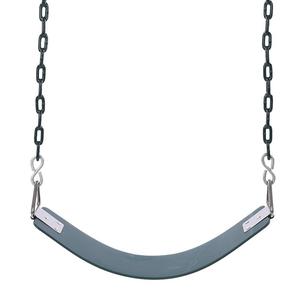 EVA软板不锈钢儿童秋千室内户外庭院秋千铁链绳子加挂钩荡秋千