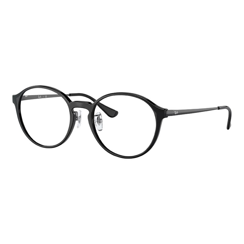 【自营】RayBan雷朋光学眼镜架男女全框注塑潘托斯形黑框0RX7178D