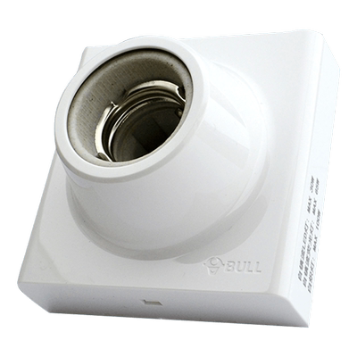 公牛陶瓷灯座86e27明装螺口通用