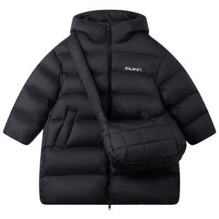 MUCMUKN童装 冬装长款加厚羽绒服保暖安心绒时尚高充绒男女童