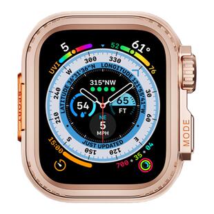 【秒变ultra】金属iwatch保护壳适用苹果手表AppleWatch9表带金属保护壳一体旋钮后盖防摔苹果手表外壳框合金