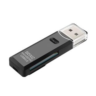 usb3.0读卡器高速多合一sd/tf内存卡otg转换器电脑适用于行车记录仪ccd相机照片手机储存通用存储卡接口读取