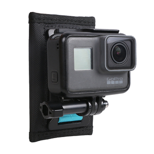 适用dji大疆gopro影石运动相机背包夹action5pro双肩包固定支架acepro2书包背包nano肩带夹子action6 5 4配件