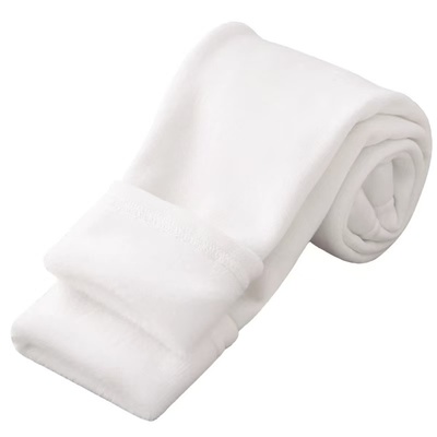 女童加绒打底裤秋冬纯棉加厚白色儿童保暖裤宝宝舞蹈裤子棉裤男童