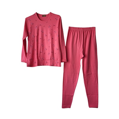 华伦琪纳女纯棉内衣套装全棉秋衣