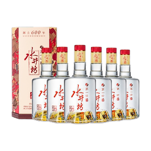 梁朝伟推荐-水井坊 臻酿八号52度520ml*6瓶 整箱装 浓香型白酒