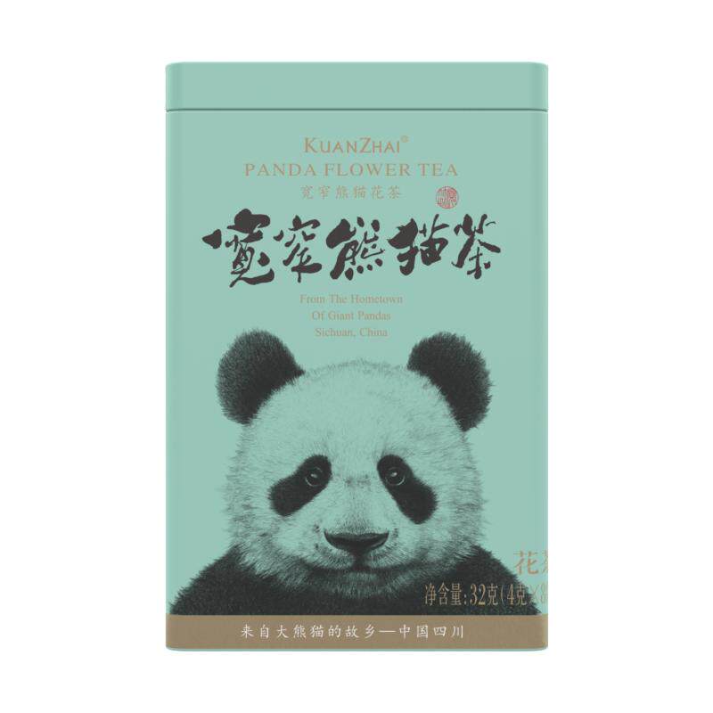 熊猫花茶宽窄有机绿茶
