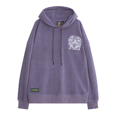 HEAx i.t fingercroxx联名新款秋冬醒狮连帽卫衣落肩袖宽松情侣款