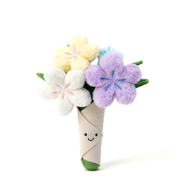 SmileBella趣味手捧花束毛绒玩偶