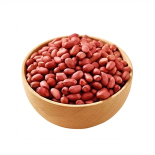 【5斤批发价】正宗农家红皮花生米无壳四粒红生花生米自种红花生