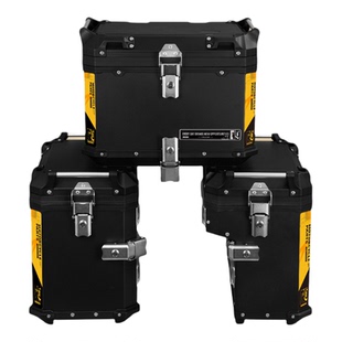 适用凯越625X三箱铝合金摩托车边箱贴画三箱架改装边尾箱架