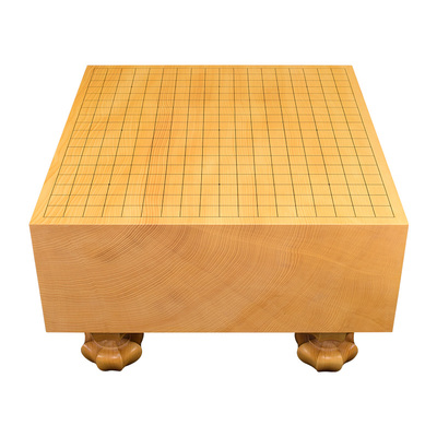 熊须围棋香榧木实木棋墩柾目香榧木厚163mm蛤碁石围棋套装XX20163