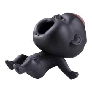 紫砂撒尿童茶宠泡茶可爱童子茶桌袖珍可养尿尿童茶玩手工创意摆件