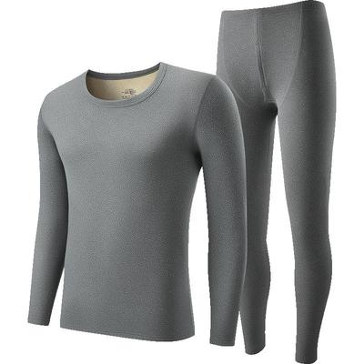 南极人加绒加厚保暖内衣男套装