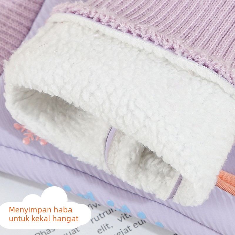 东北哈尔滨雪乡旅游儿童保暖防寒玩雪防雪装备骑行滑雪防水手套冬