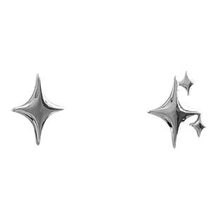 美式独特耳钉男士高级星星小众耳环潮流百搭耳夹男生精致中性耳饰